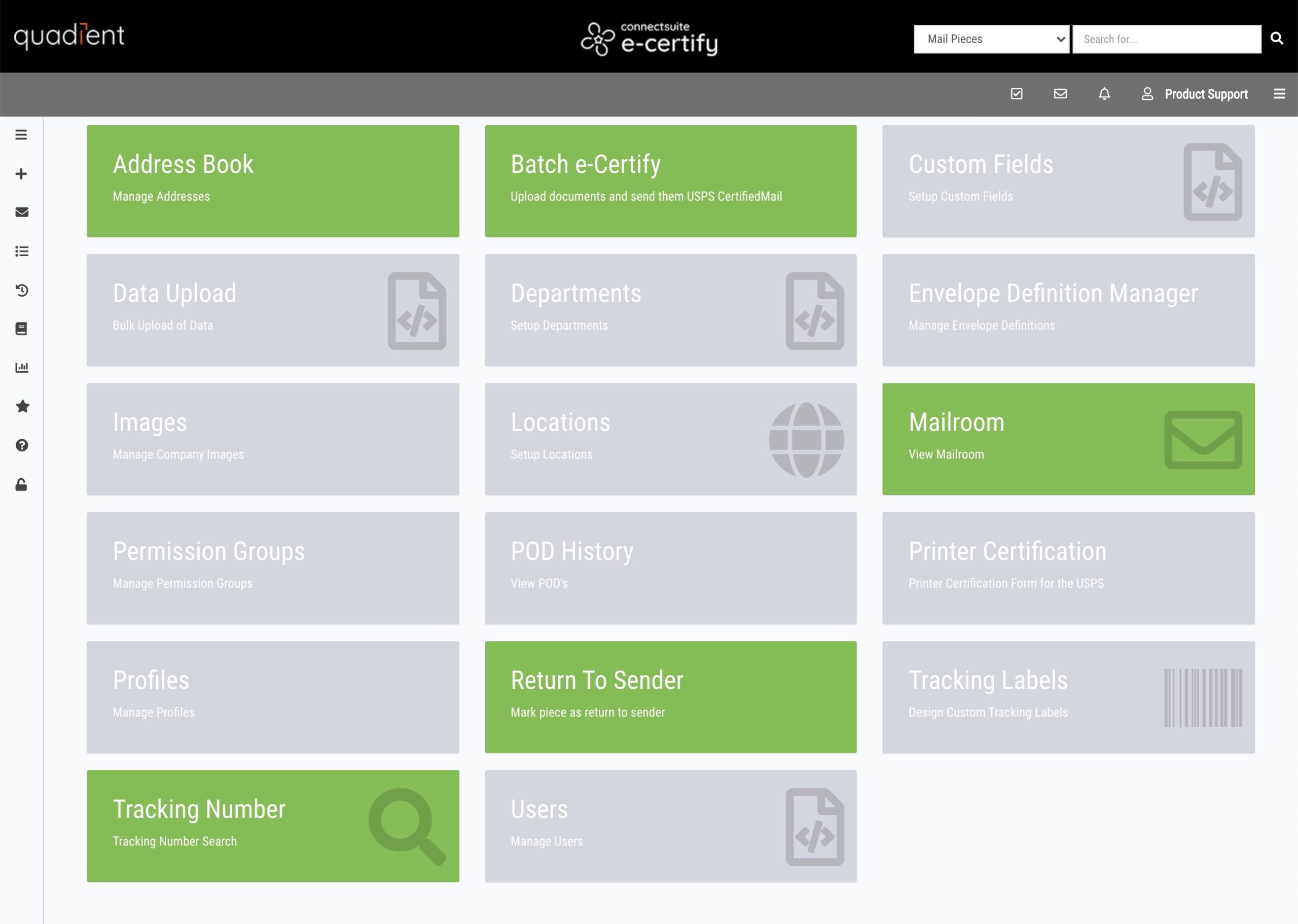 User Control Panel